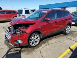 Ford Escape salvage cars for sale: 2019 Ford Escape Titanium