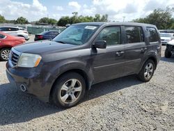 Salvage cars for sale at Riverview, FL auction: 2014 Honda Pilot EXL