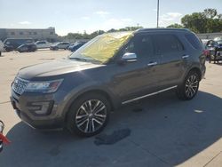 Ford salvage cars for sale: 2016 Ford Explorer Platinum