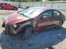 Honda salvage cars for sale: 2013 Honda Civic EXL