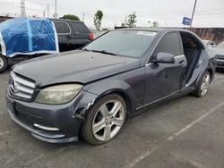 Salvage cars for sale from Copart Wilmington, CA: 2011 Mercedes-Benz C300