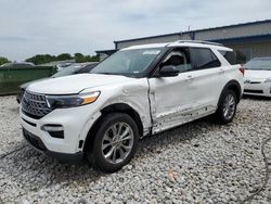 Salvage cars for sale at Wayland, MI auction: 2022 Ford Explorer Limited