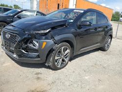 Salvage cars for sale at Bridgeton, MO auction: 2021 Hyundai Kona Ultimate