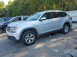 Salvage cars for sale at Austell, GA auction: 2018 Volkswagen Atlas S