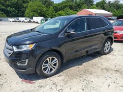 Salvage cars for sale at Mendon, MA auction: 2015 Ford Edge SEL