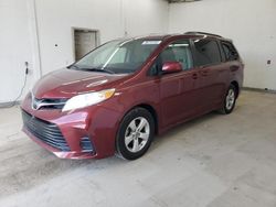 Salvage cars for sale at Madisonville, TN auction: 2019 Toyota Sienna LE