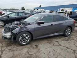 2016 Honda Civic LX en venta en Woodhaven, MI