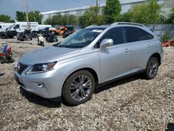 Salvage cars for sale at Franklin, WI auction: 2014 Lexus RX 450