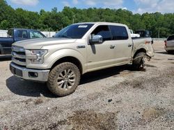 Salvage cars for sale at Grenada, MS auction: 2017 Ford F150 Supercrew