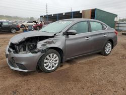 Salvage cars for sale at Colorado Springs, CO auction: 2017 Nissan Sentra S