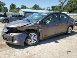 Honda salvage cars for sale: 2012 Honda Civic LX