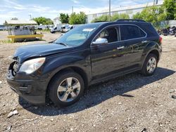 Salvage cars for sale at Franklin, WI auction: 2015 Chevrolet Equinox LT