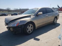 Honda Accord ex salvage cars for sale: 2006 Honda Accord EX