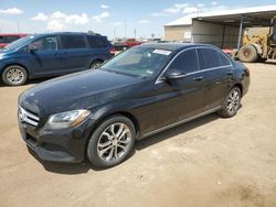 Mercedes-Benz salvage cars for sale: 2016 Mercedes-Benz C 300 4matic