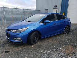 Salvage cars for sale at Elmsdale, NS auction: 2017 Chevrolet Cruze LT