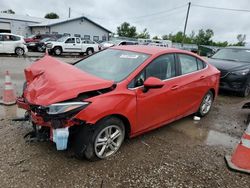 Salvage cars for sale at Pekin, IL auction: 2017 Chevrolet Cruze LT