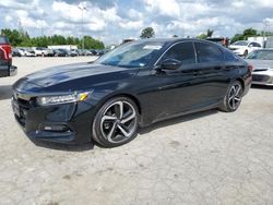 Salvage cars for sale at Cahokia Heights, IL auction: 2019 Honda Accord Sport
