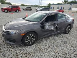 Salvage cars for sale at Barberton, OH auction: 2017 Honda Civic EX