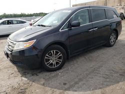 Salvage cars for sale from Copart Fredericksburg, VA: 2011 Honda Odyssey EXL