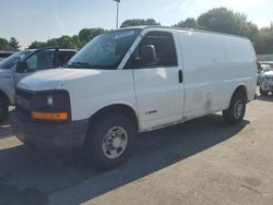 Salvage trucks for sale at Assonet, MA auction: 2006 Chevrolet Express G2500