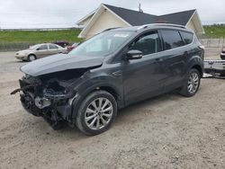 Salvage SUVs for sale at auction: 2017 Ford Escape Titanium