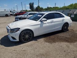 Mercedes-Benz c300 salvage cars for sale: 2019 Mercedes-Benz C300