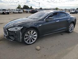 Salvage cars for sale at Nampa, ID auction: 2013 Tesla Model S