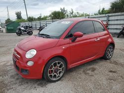 Fiat salvage cars for sale: 2015 Fiat 500 Sport