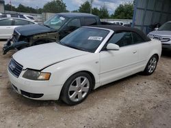 Salvage cars for sale from Copart Midway, FL: 2005 Audi A4 1.8 Cabriolet