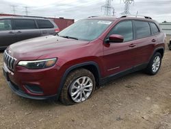 Salvage cars for sale at Elgin, IL auction: 2021 Jeep Cherokee Latitude