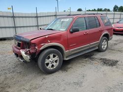 Salvage cars for sale at Lumberton, NC auction: 2004 Ford Explorer Eddie Bauer