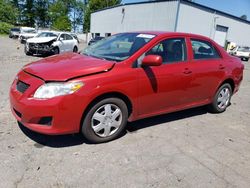 Salvage cars for sale from Copart Portland, OR: 2009 Toyota Corolla Base