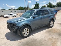 Vehiculos salvage en venta de Copart Oklahoma City, OK: 2012 Ford Escape Limited