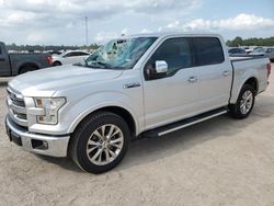 Ford salvage cars for sale: 2016 Ford F150 Supercrew