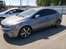 Salvage cars for sale from Copart Rancho Cucamonga, CA: 2017 KIA Forte EX