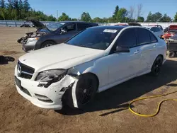 Mercedes-Benz salvage cars for sale: 2011 Mercedes-Benz C 350 4matic