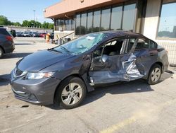 Carros salvage sin ofertas aún a la venta en subasta: 2013 Honda Civic LX