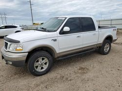 Salvage cars for sale at Bismarck, ND auction: 2002 Ford F150 Supercrew