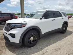 Salvage cars for sale at West Palm Beach, FL auction: 2021 Ford Explorer Police Interceptor