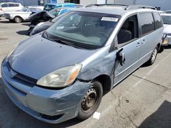 Vehiculos salvage en venta de Copart Vallejo, CA: 2004 Toyota Sienna CE