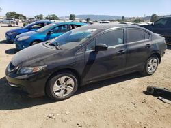 Honda salvage cars for sale: 2014 Honda Civic LX