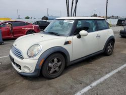 Salvage cars for sale from Copart Van Nuys, CA: 2011 Mini Cooper
