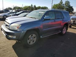 Salvage cars for sale from Copart Denver, CO: 2003 Toyota 4runner Limited