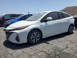 Salvage cars for sale at Colton, CA auction: 2017 Toyota Prius Prime