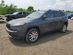 Salvage cars for sale at Columbia Station, OH auction: 2015 Jeep Cherokee Limited