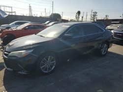 Salvage cars for sale at Wilmington, CA auction: 2015 Toyota Camry LE