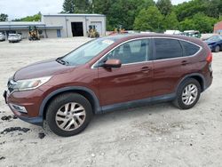 Salvage cars for sale at Mendon, MA auction: 2016 Honda CR-V EX