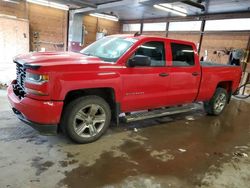 Salvage cars for sale at Ebensburg, PA auction: 2018 Chevrolet Silverado K1500 Custom