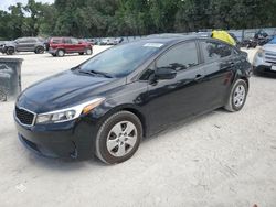 Salvage cars for sale from Copart Ocala, FL: 2017 KIA Forte LX