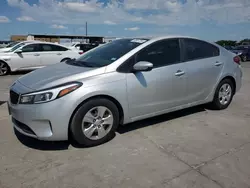 2018 KIA Forte LX en venta en Grand Prairie, TX